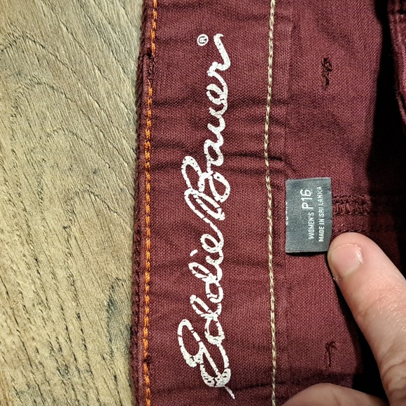 Eddie Bauer Curvy Bootcut corduroy women's pants size P16. - Picture 5 of 10